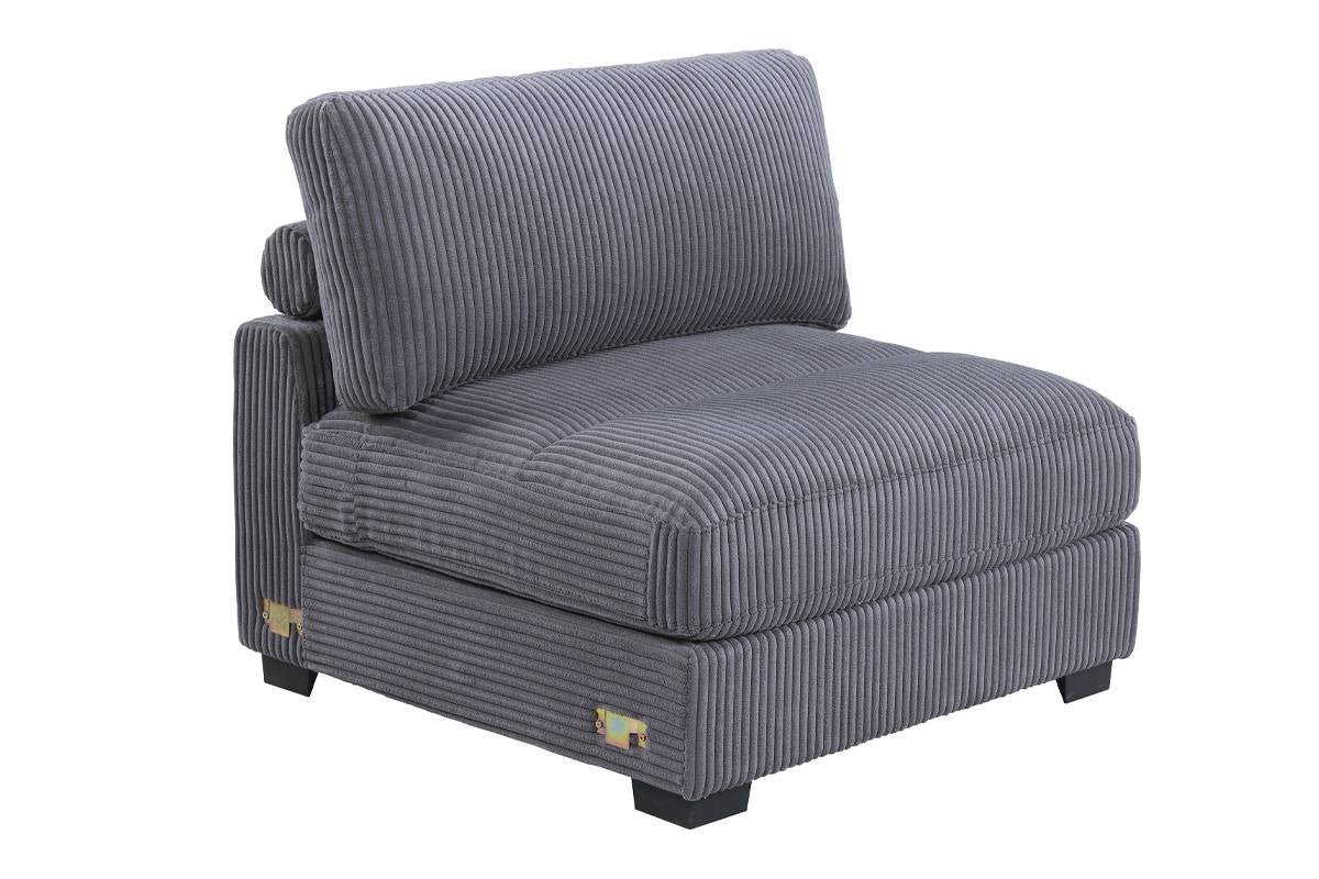 Armless Chair - Gray