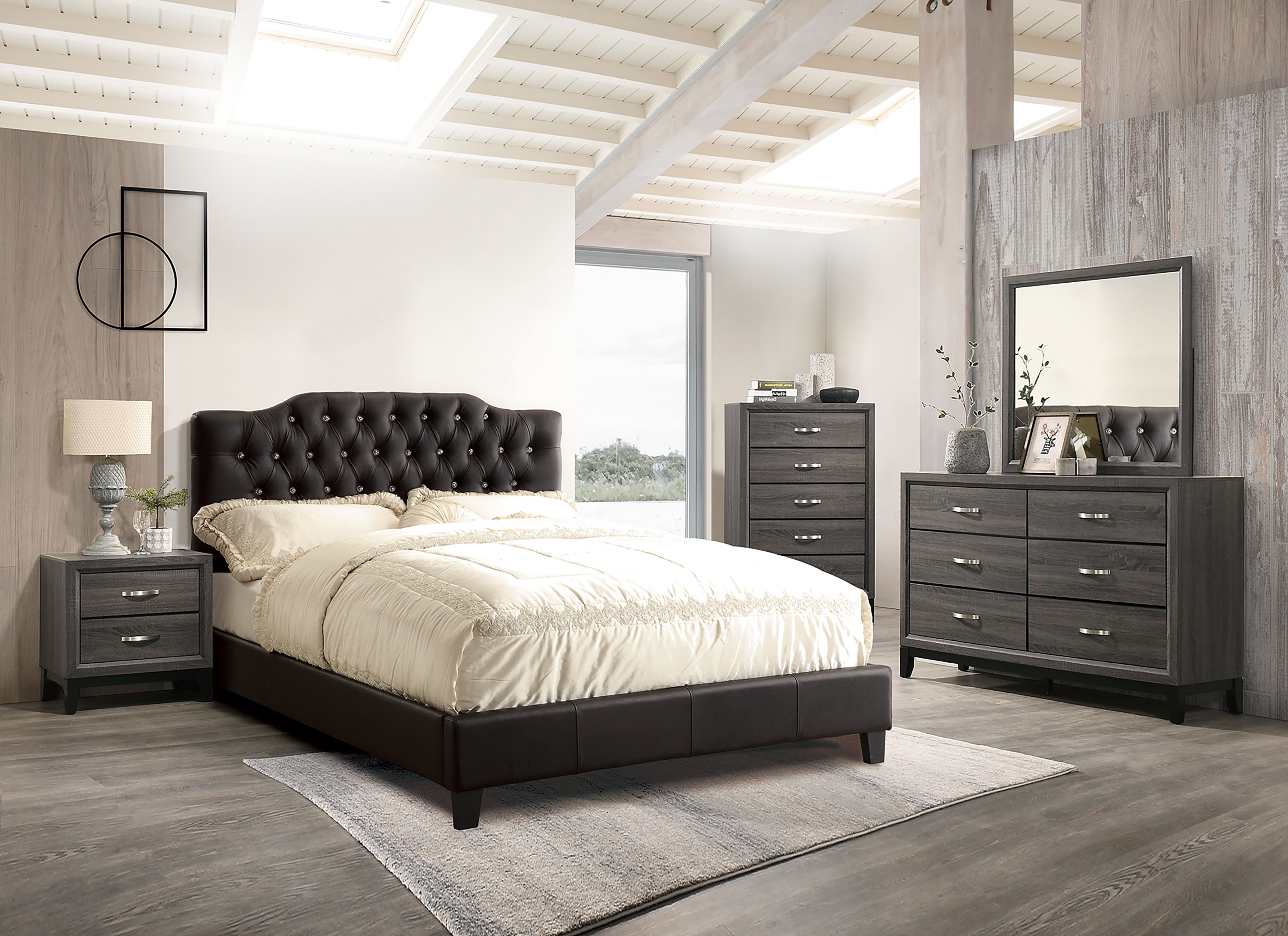Full Bed - Black / Espresso