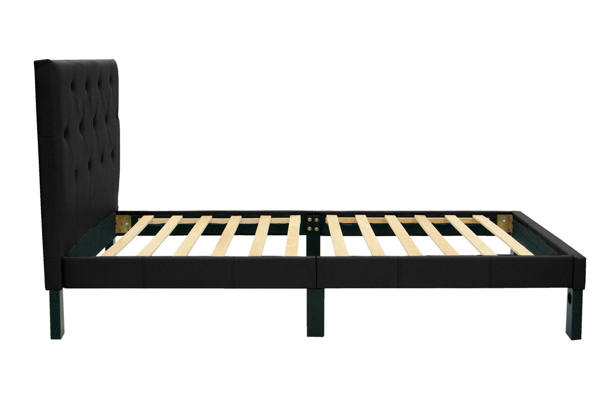 Twin Bed - Black / Espresso