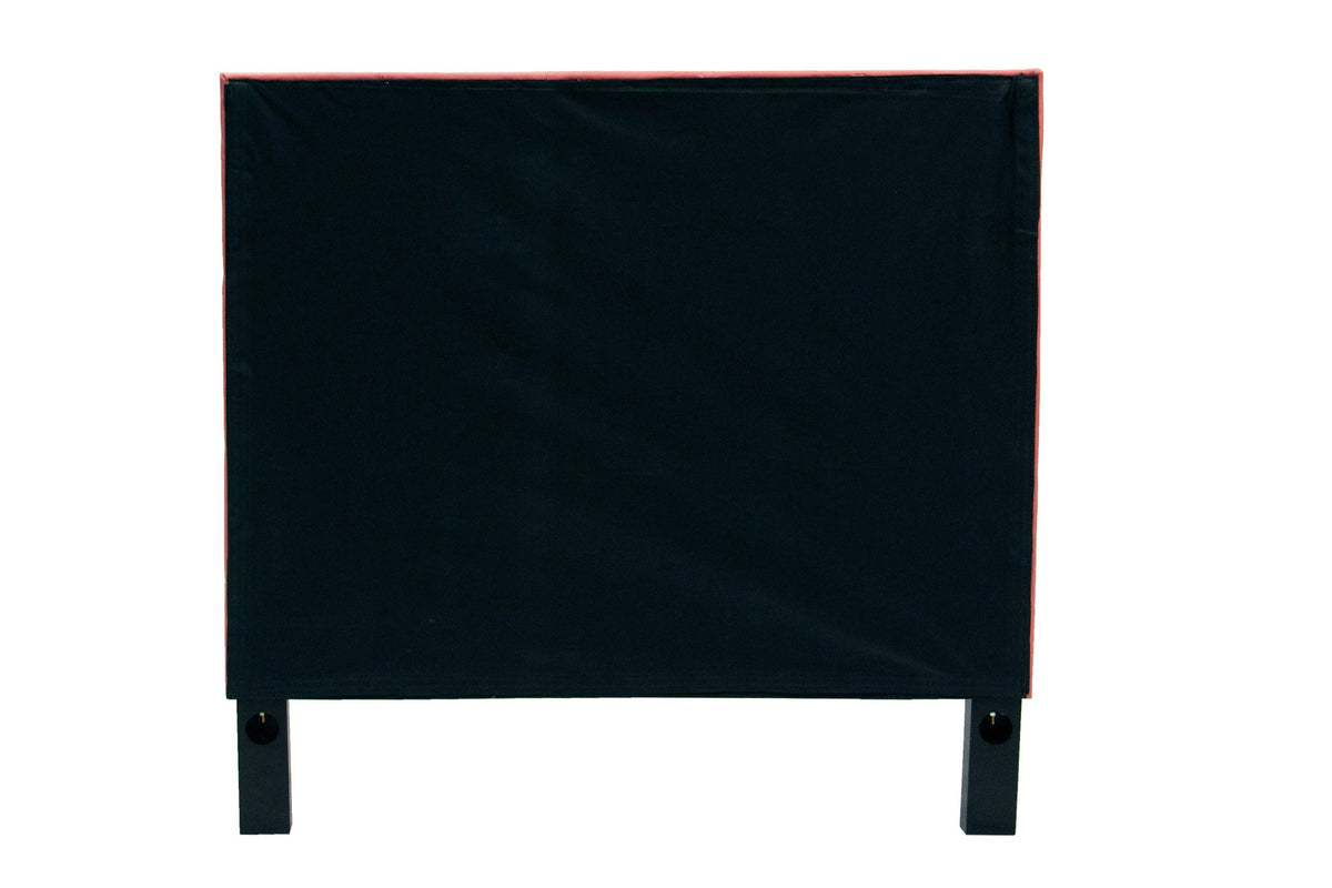 Twin Bed - Pink / Espresso