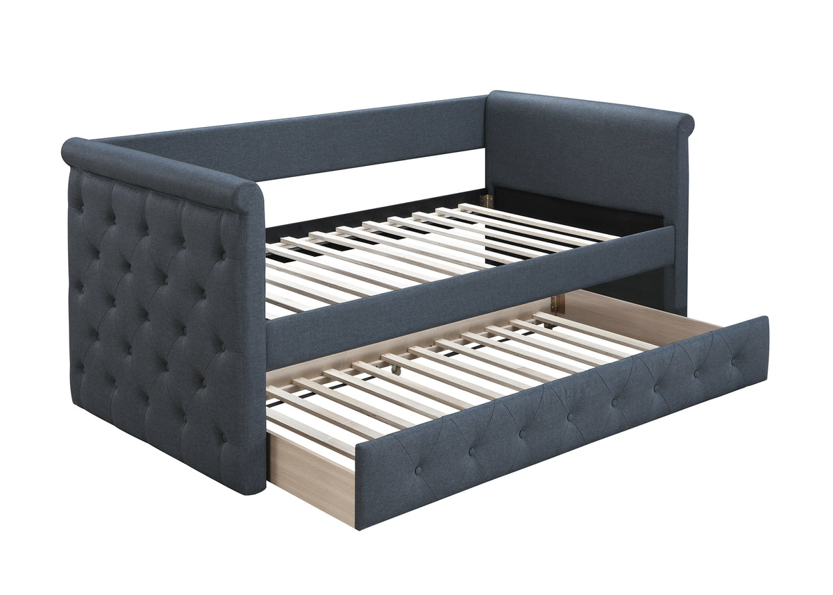 Day Bed/Charcoal Burplap - Charcoal / Na