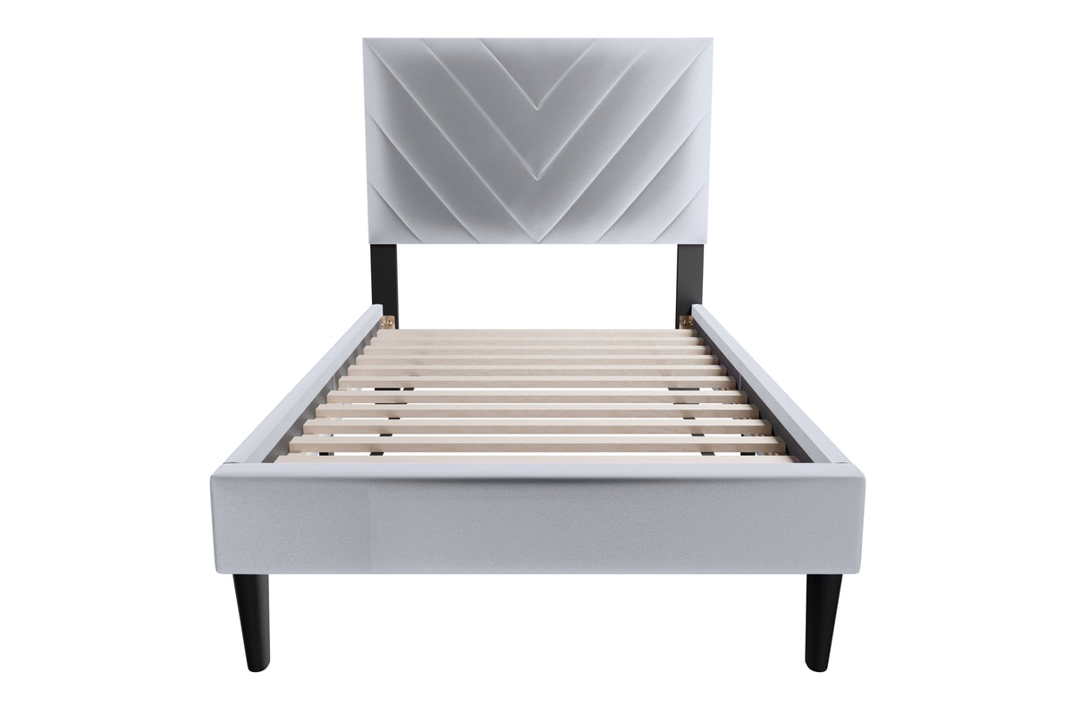 Twin Bed - Grey