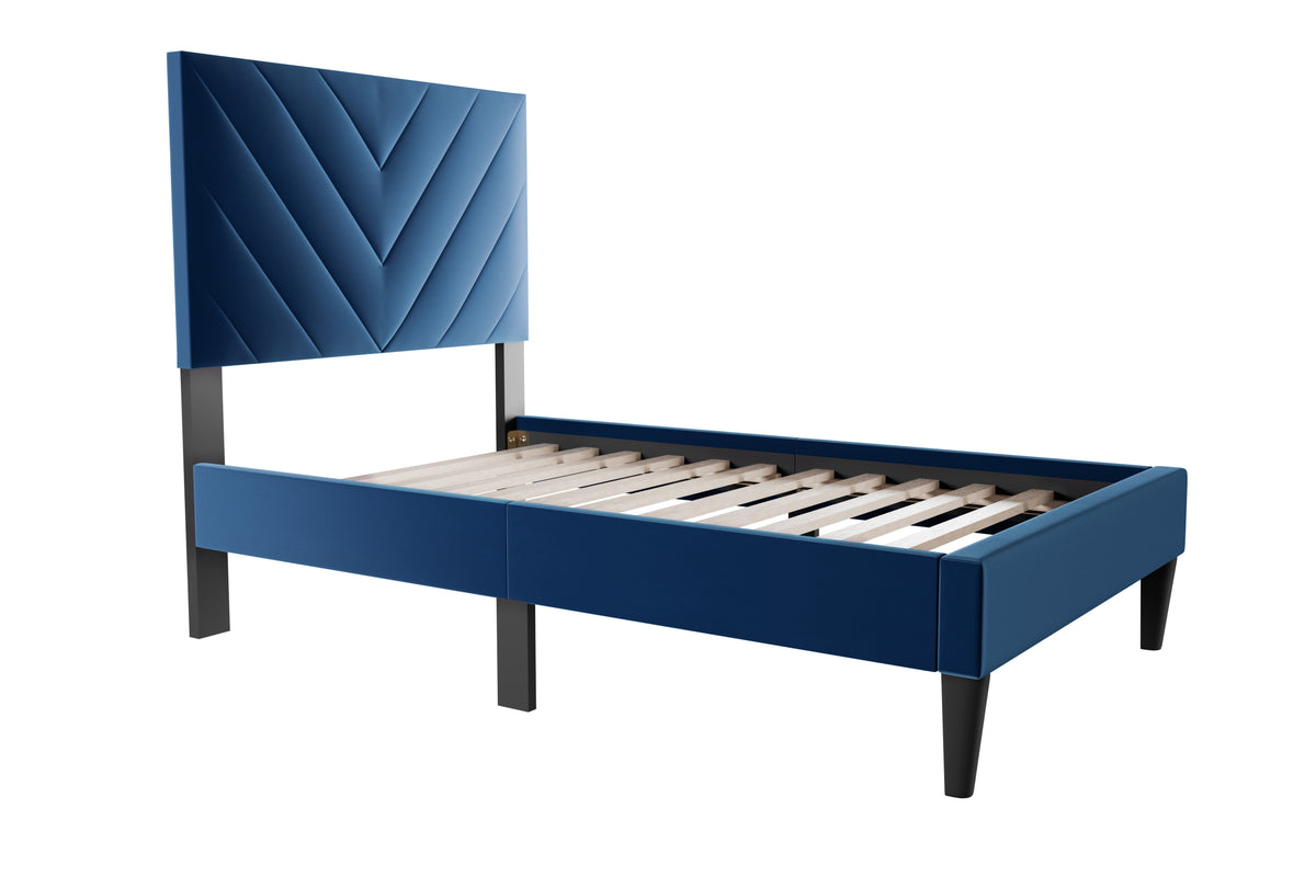 Twin Bed - Navy Blue