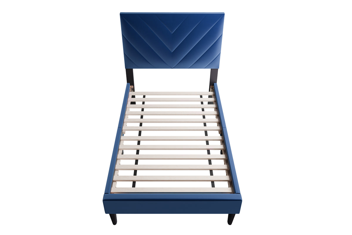 Twin Bed - Navy Blue