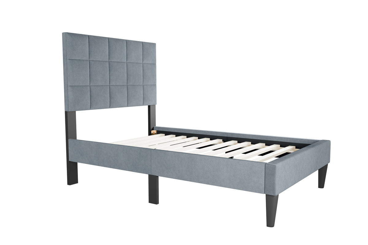 Twin Bed - Gray