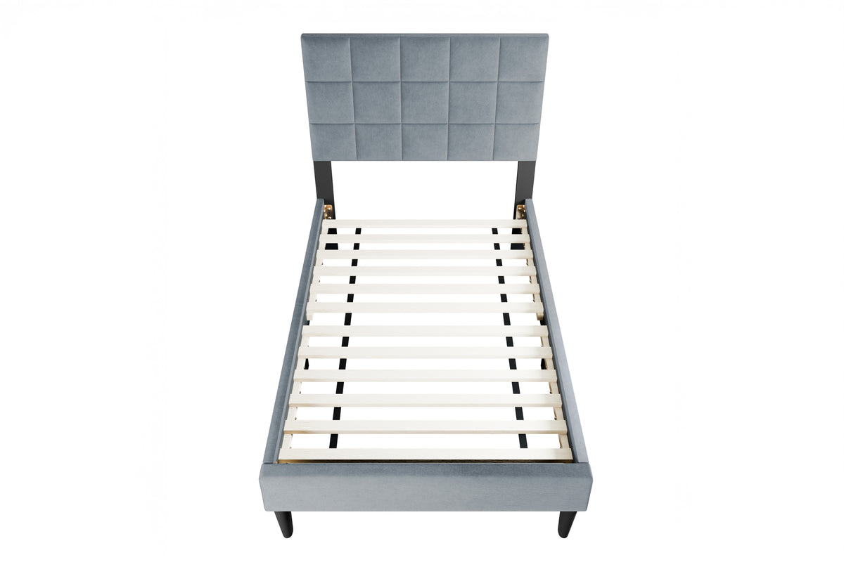 Twin Bed - Gray