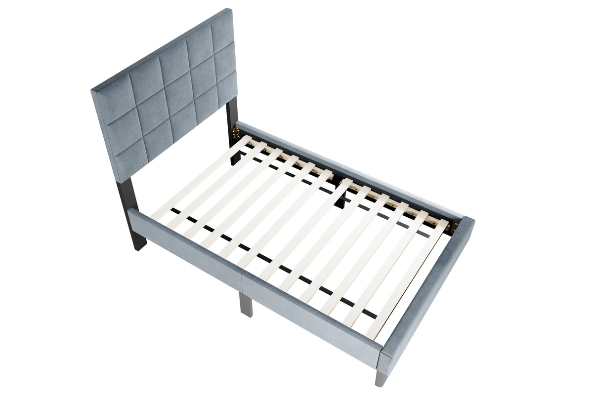 Twin Bed - Gray