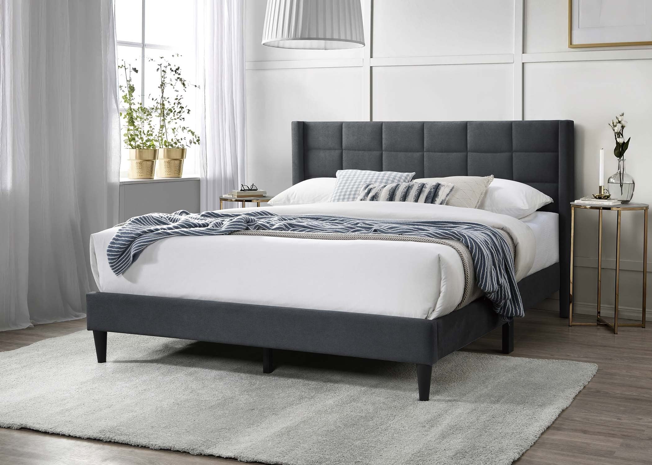 Full Bed - Charcoal