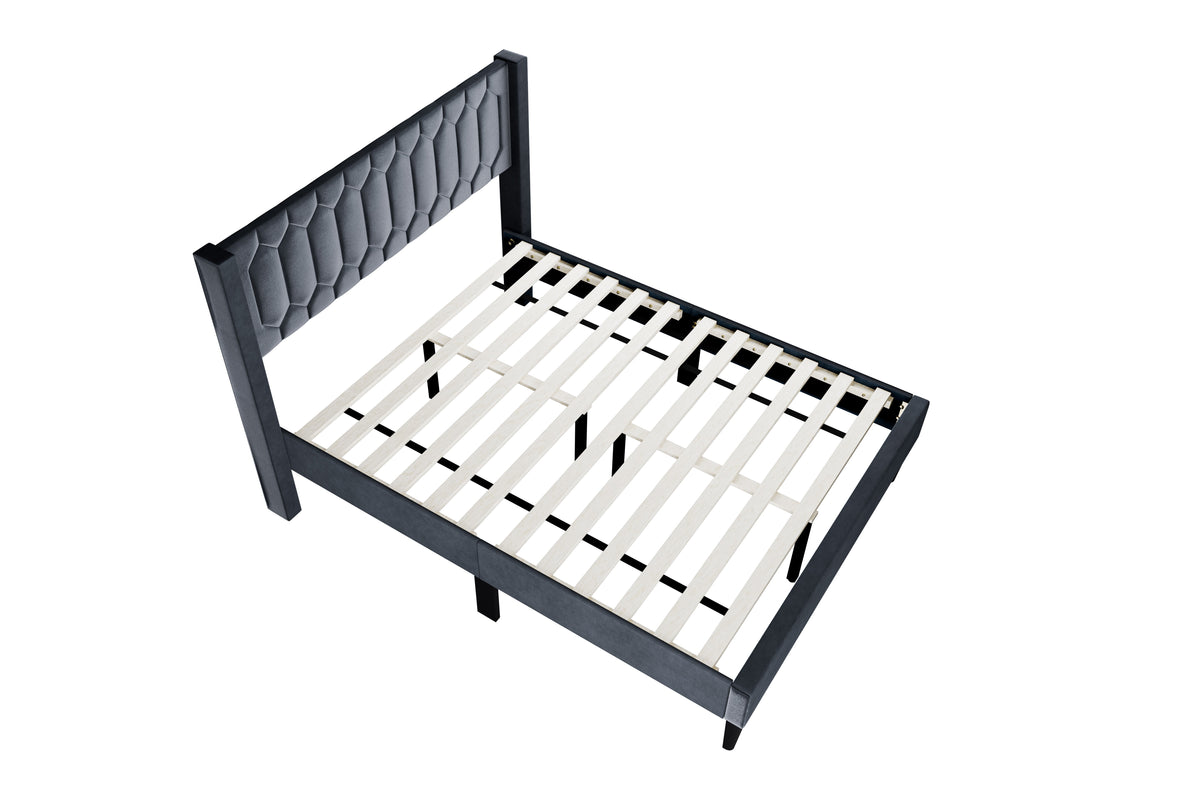 Full Bed - Charcoal