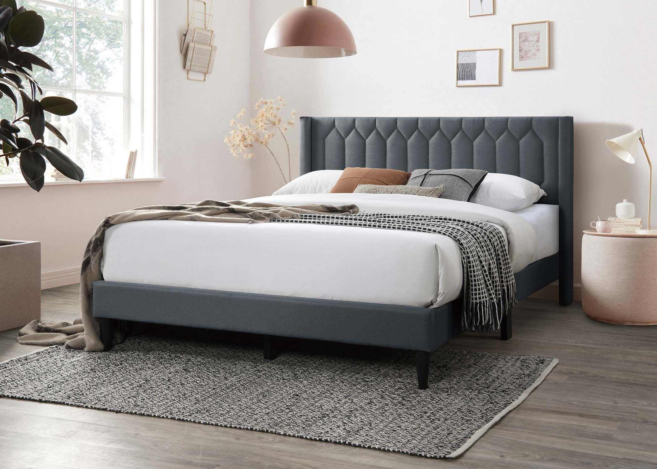 Full Bed - Charcoal