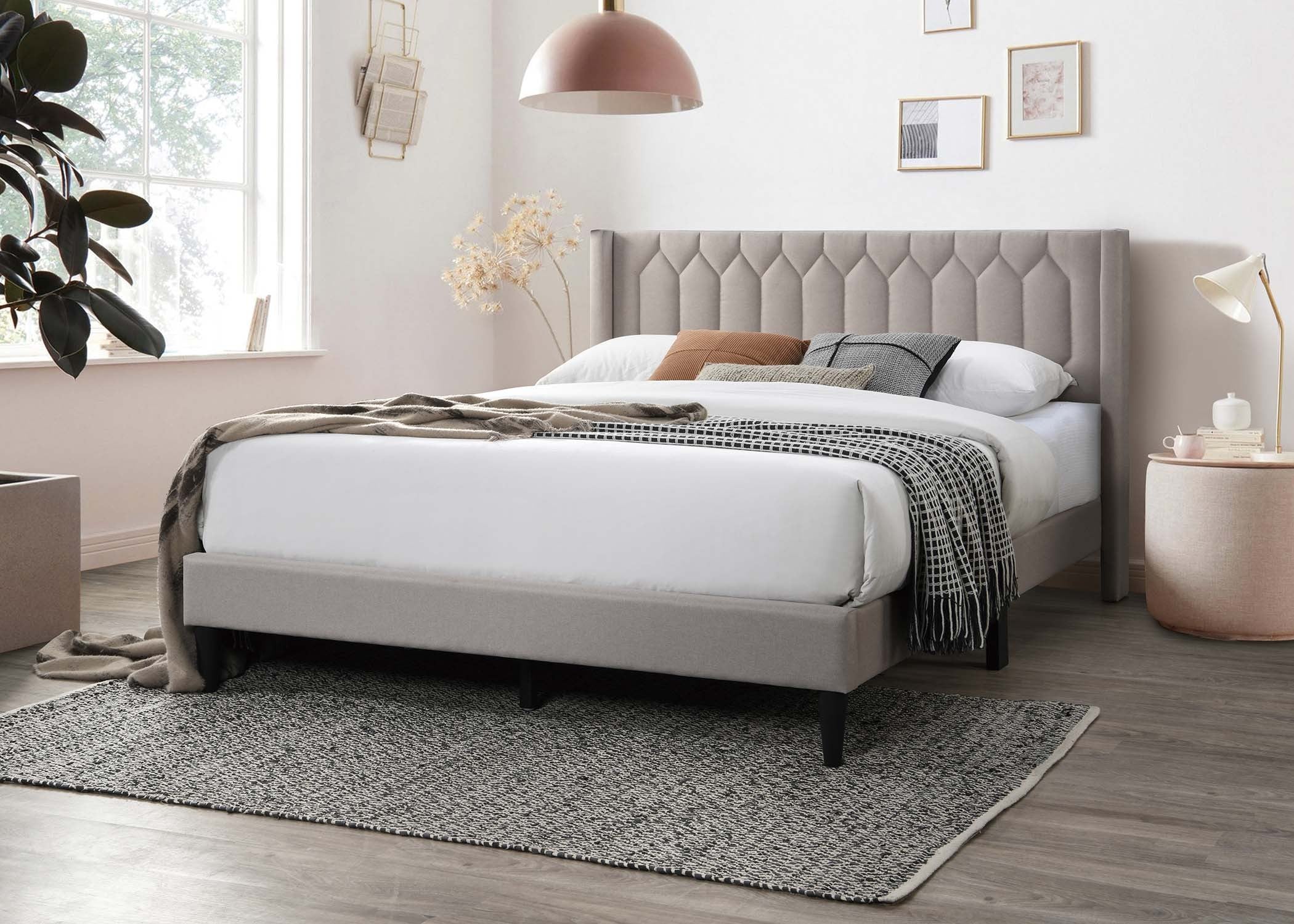 Full Bed - Light Brown