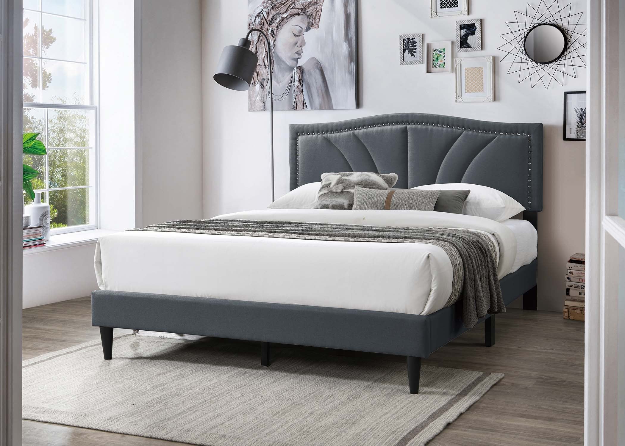 Full Bed - Charcoal