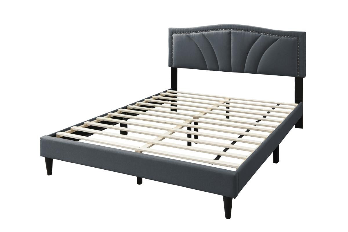 Queen Bed - Charcoal