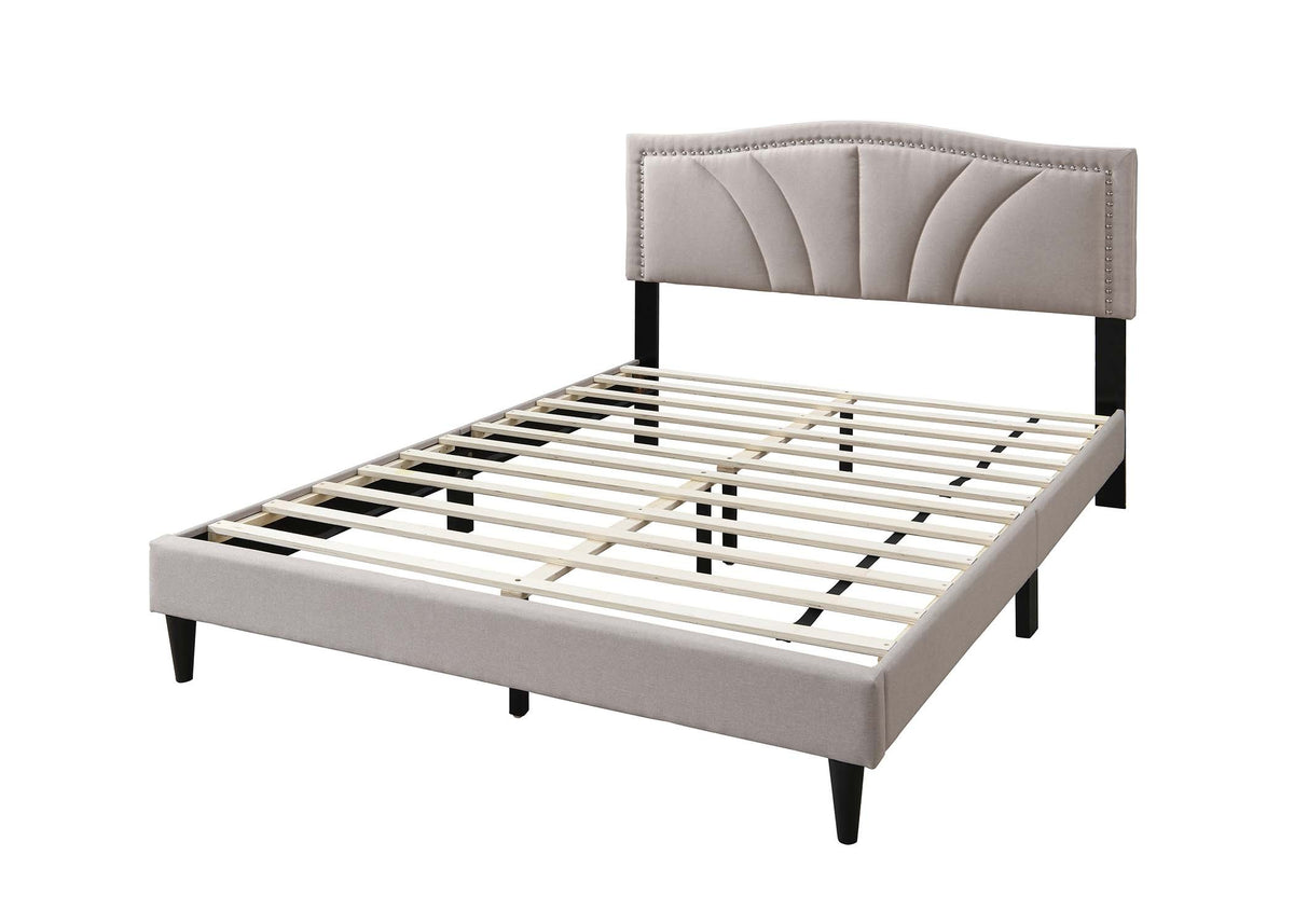 Full Bed - Light Brown