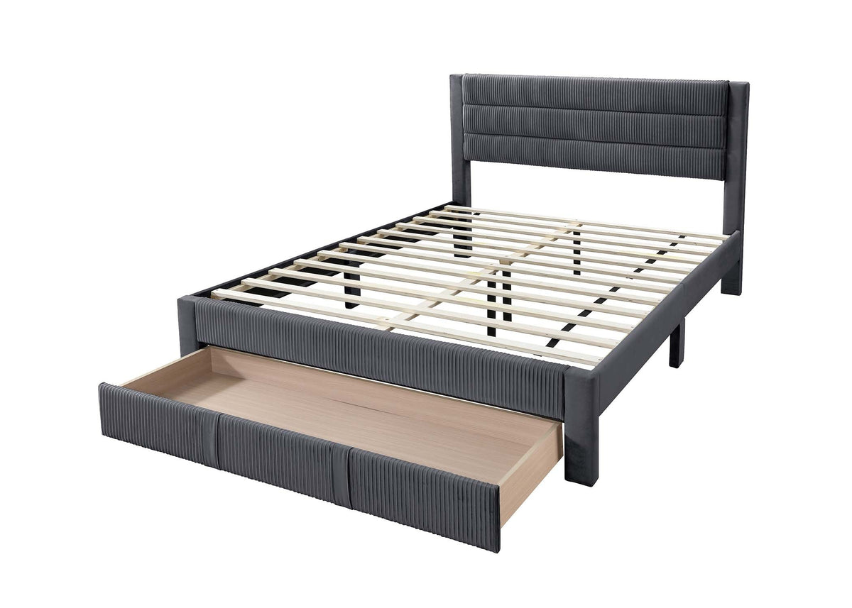 Full Bed - Dark Gray