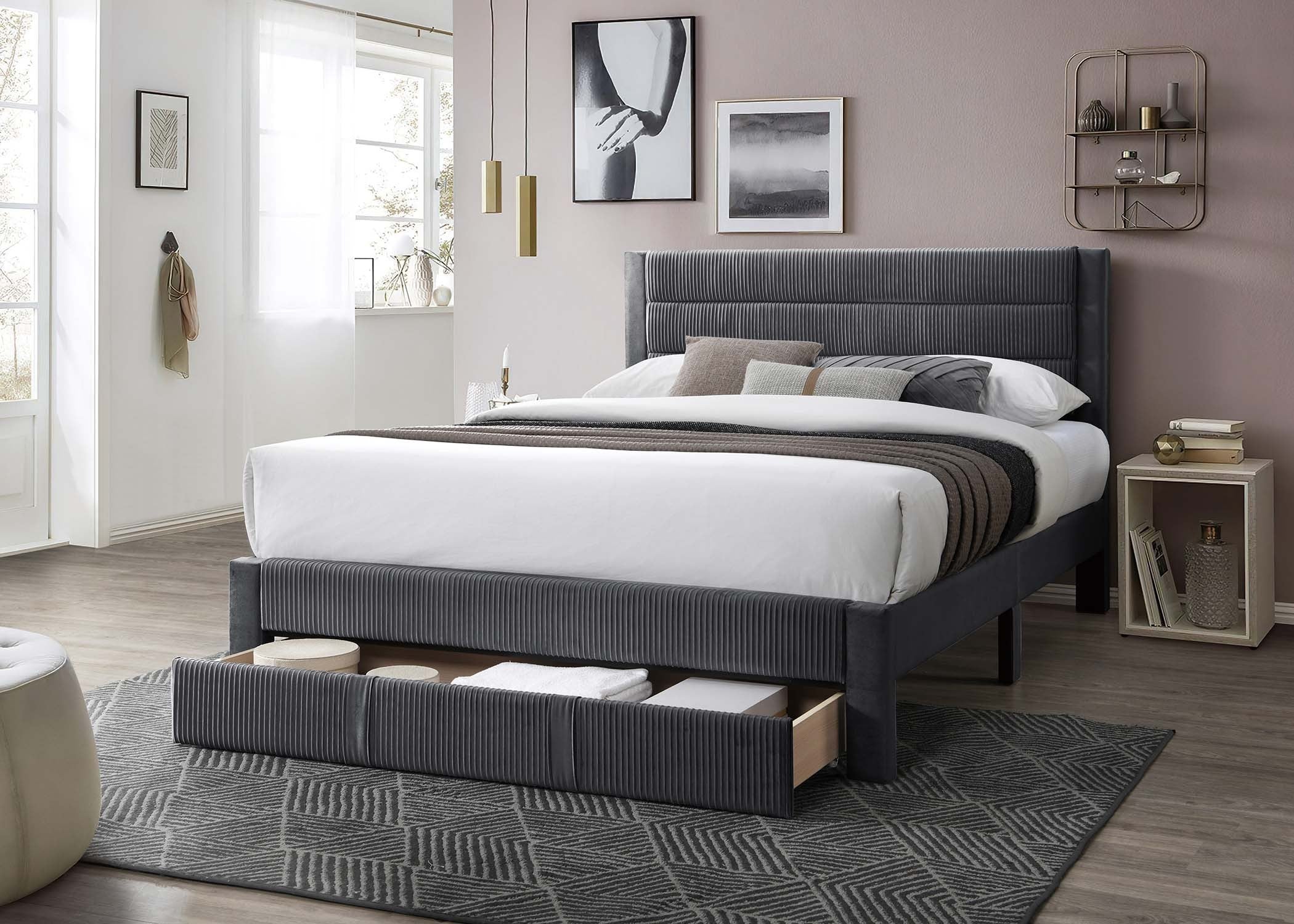 Full Bed - Dark Gray
