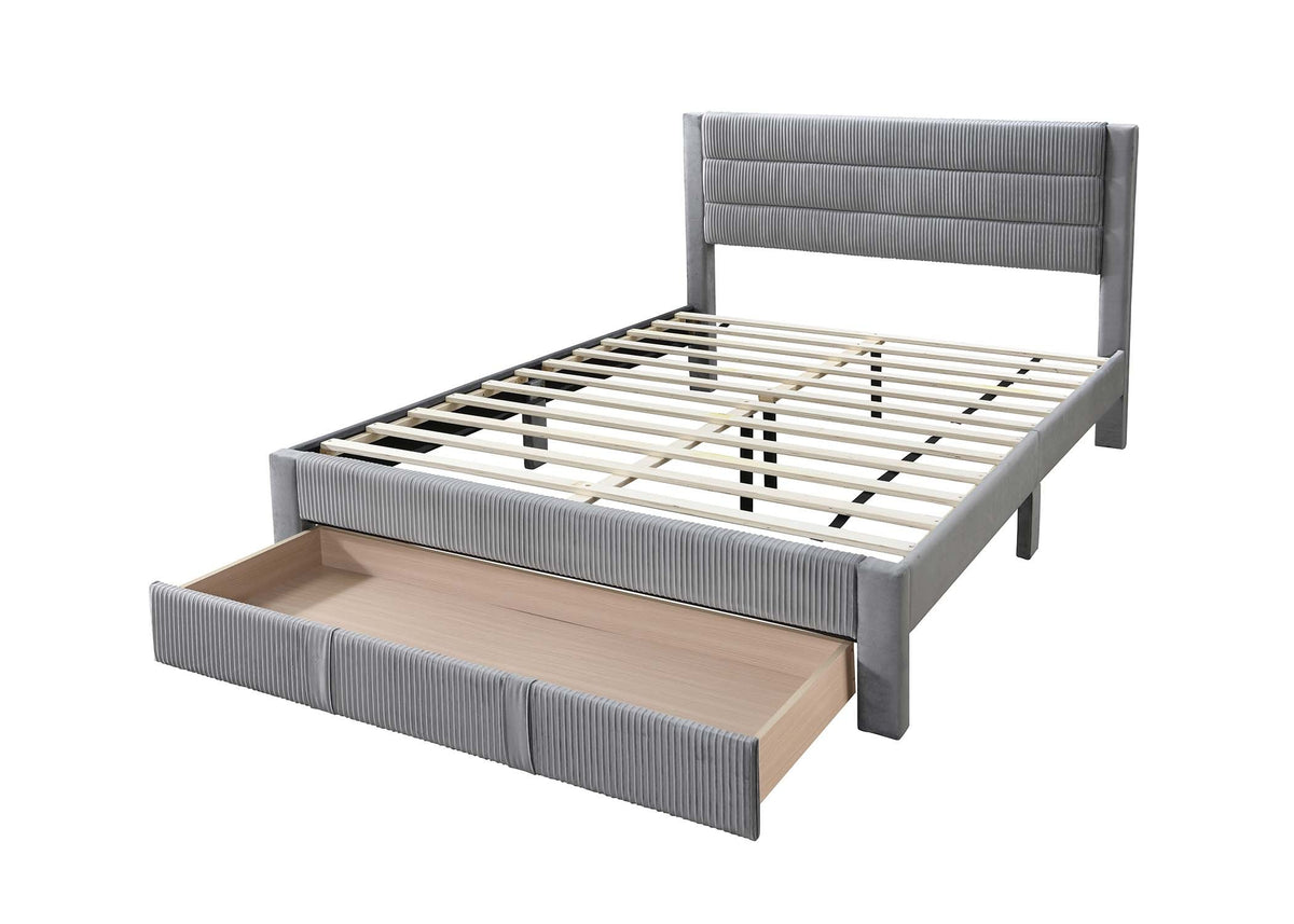 Full Bed - Gray