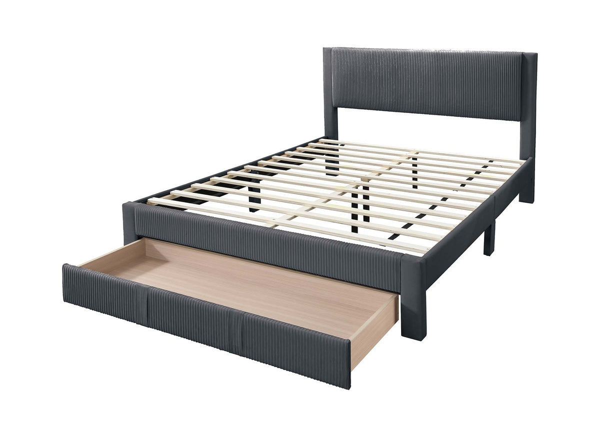 Full Bed - Dark Gray