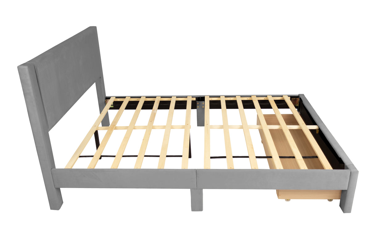 Full Bed - Dark Gray