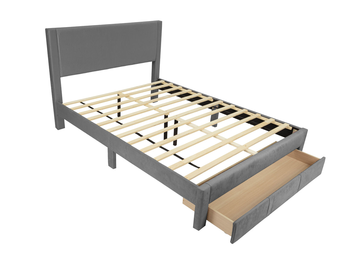 Full Bed - Dark Gray