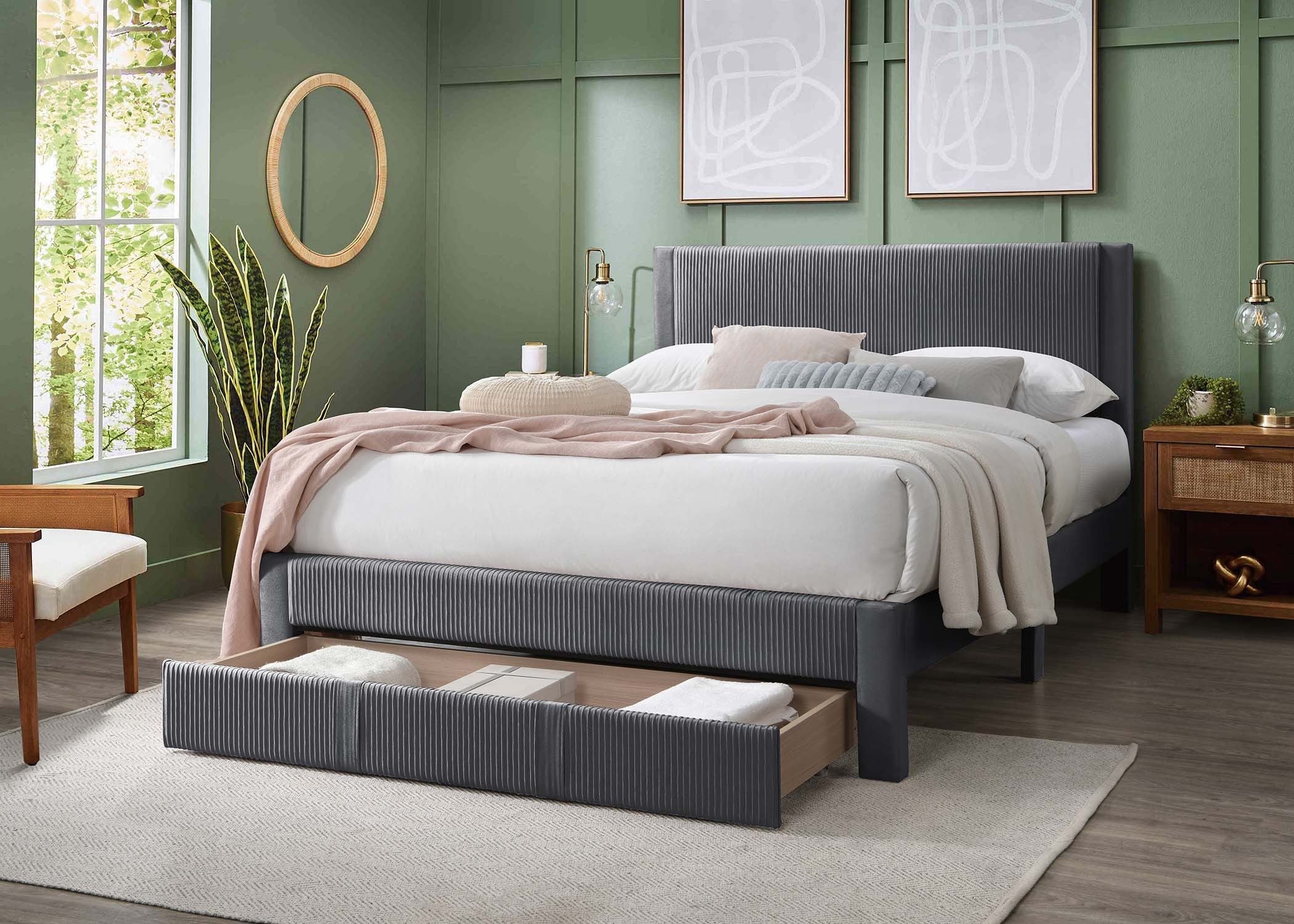 Full Bed - Dark Gray