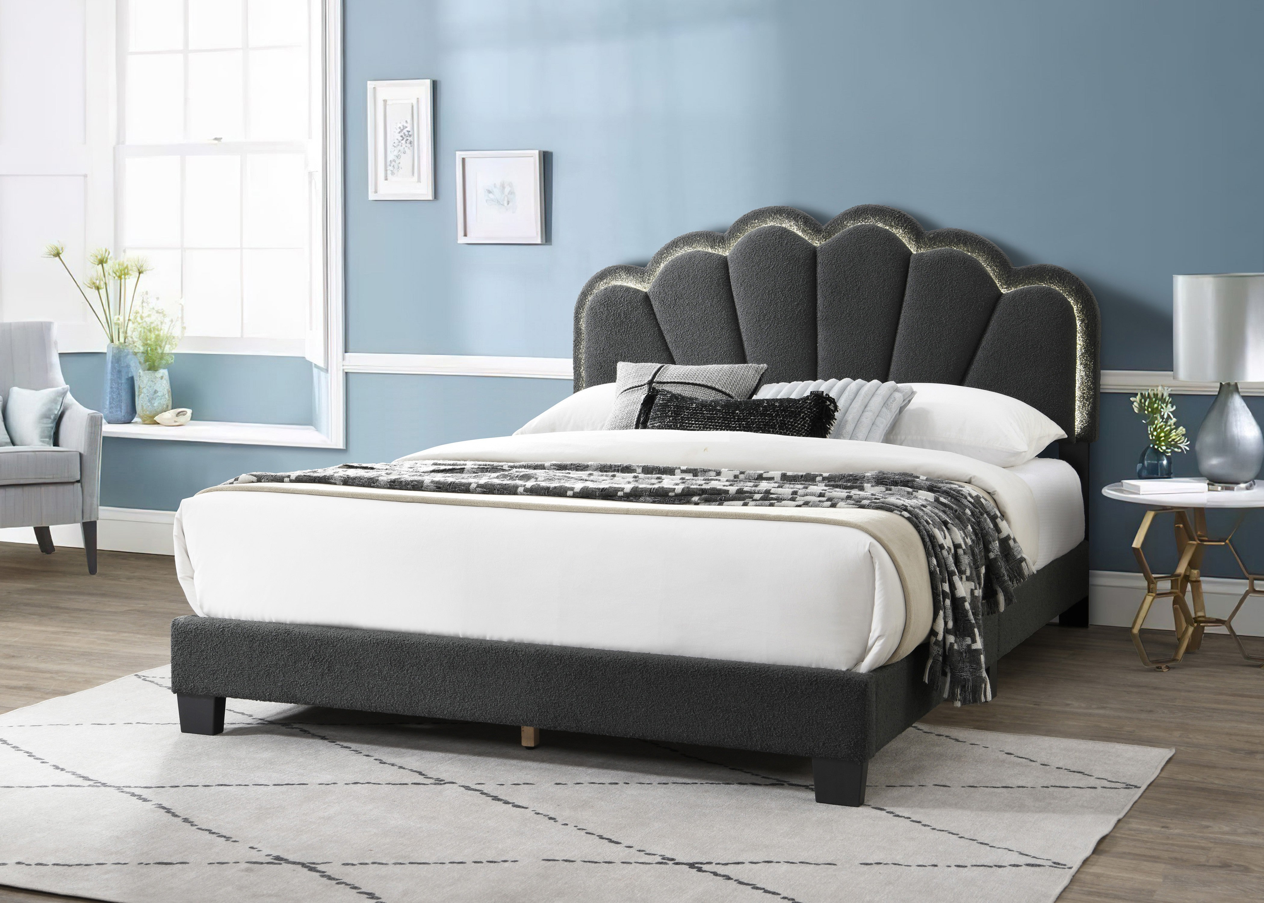 Full Bed - Charcoal