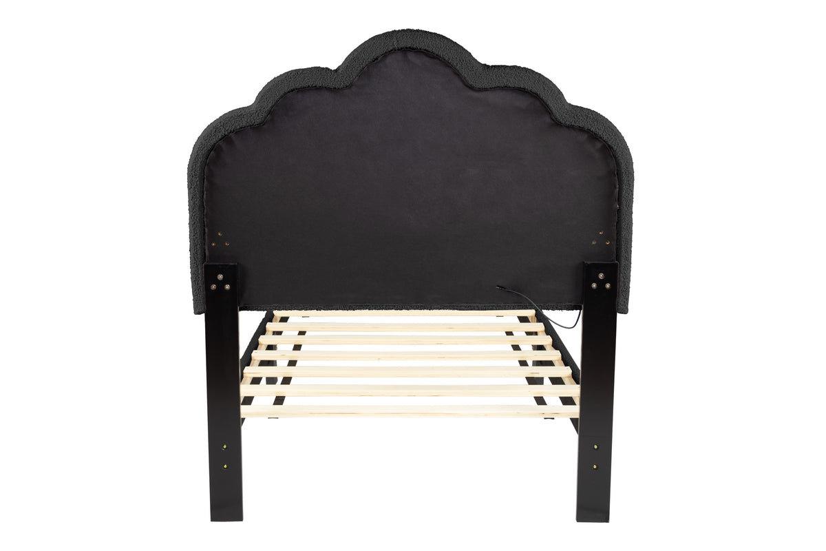 Twin Bed - Charcoal