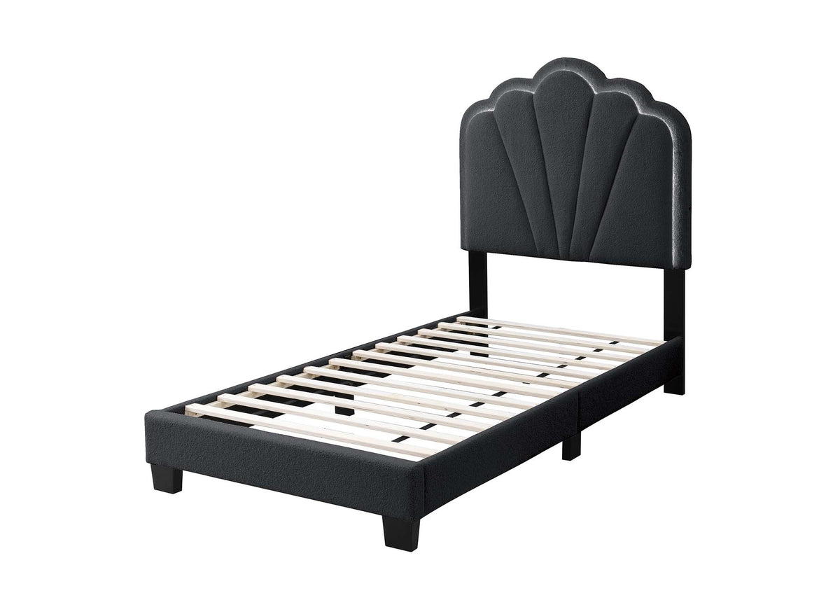 Twin Bed - Charcoal