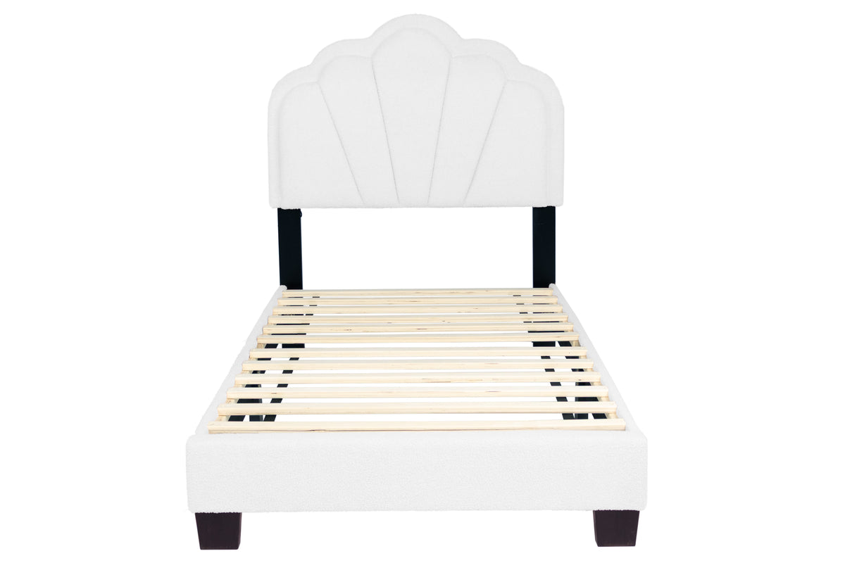 Twin Bed - White