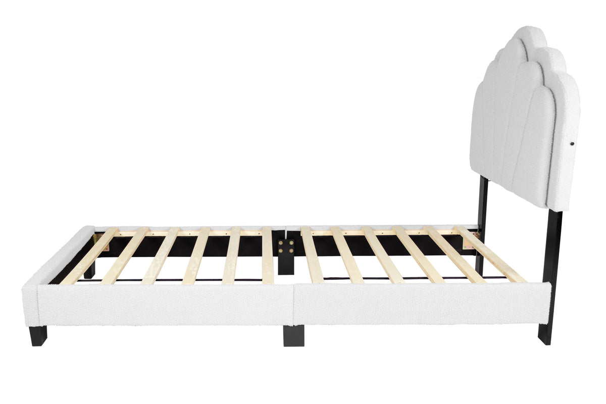 Twin Bed - White