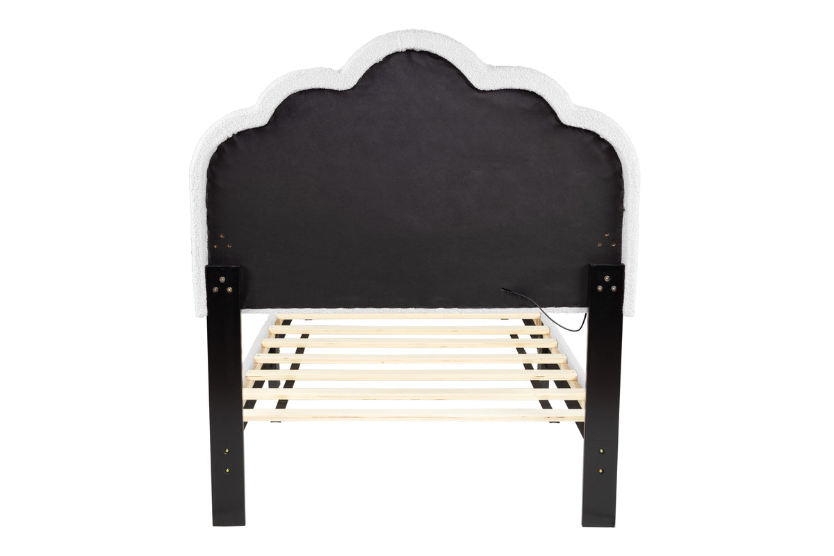 Twin Bed - White