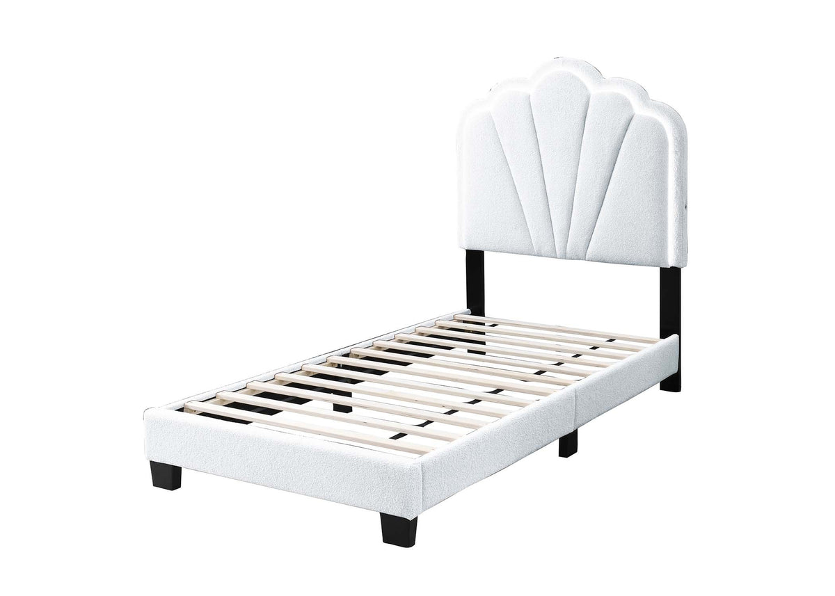 Twin Bed - White