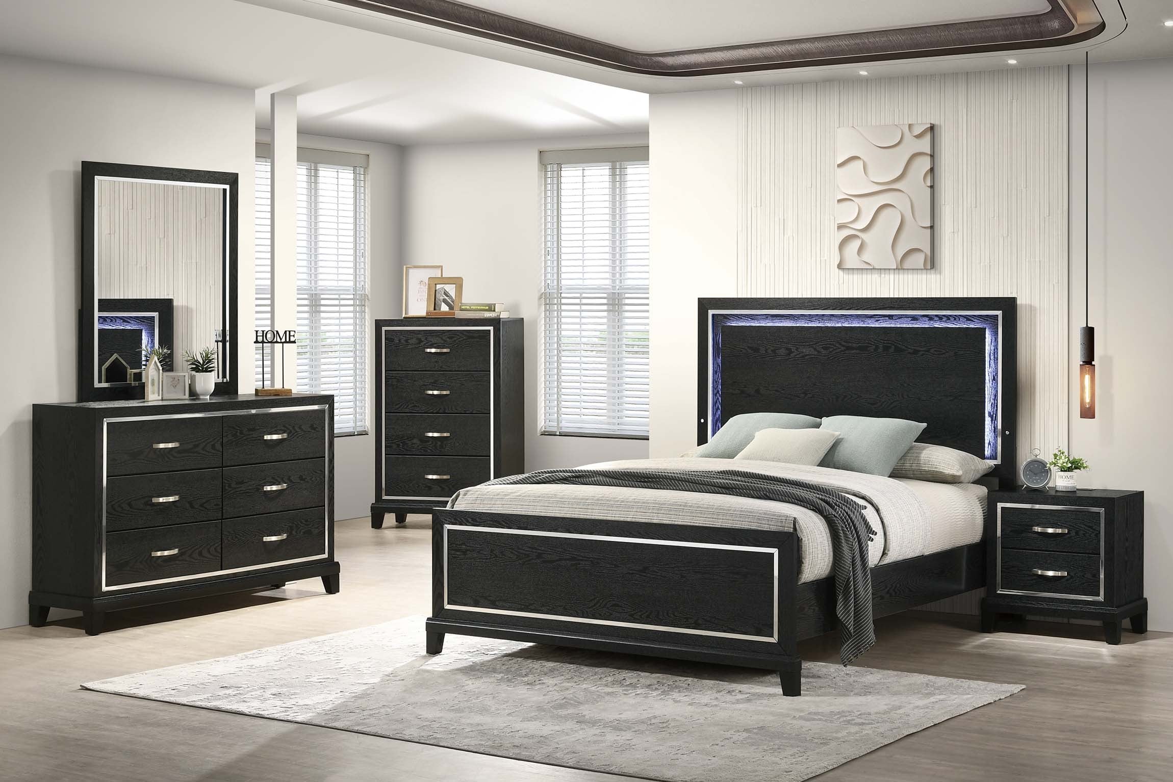 Queen Bed - Black