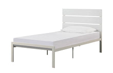 Load image into Gallery viewer, TWIN METAL BED WITH MATTRESS HME-1804WHT