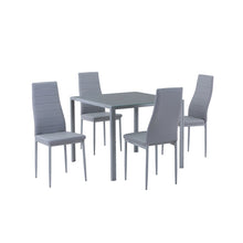 Load image into Gallery viewer, 5PC DINING SET HM4056GY