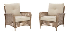 Load image into Gallery viewer, Outdoor Loveseat and 2 Chairs with Coffee Table PKG013824 (P345-035,P345-820) ASH