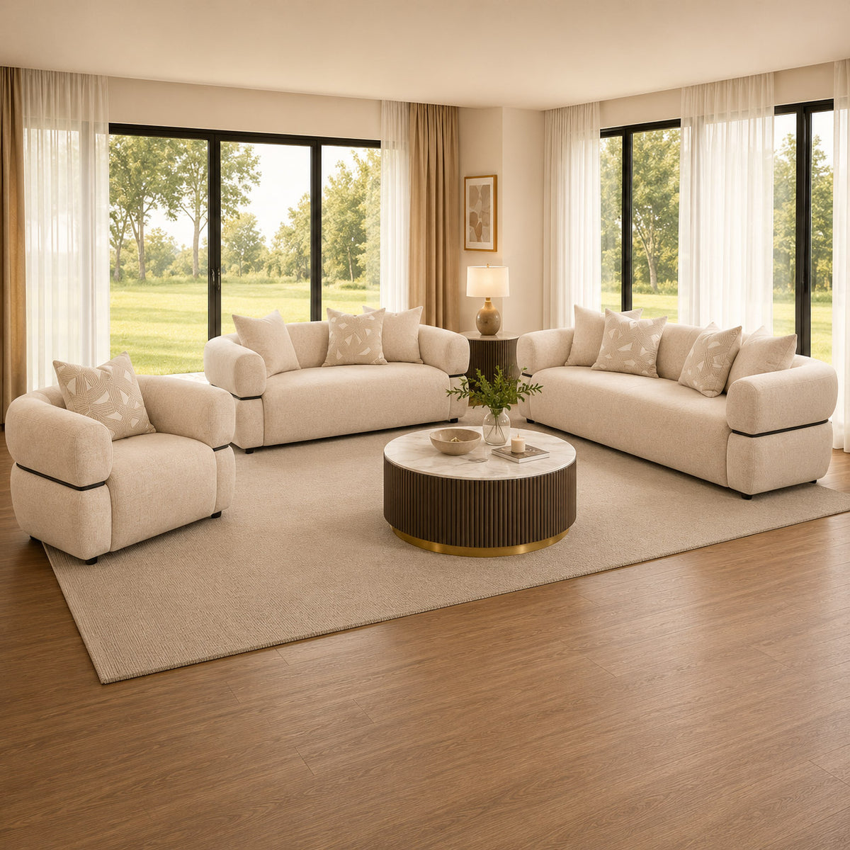 Sofa & Loveseat set 2Pcs SKU# 508961-S2 -CST