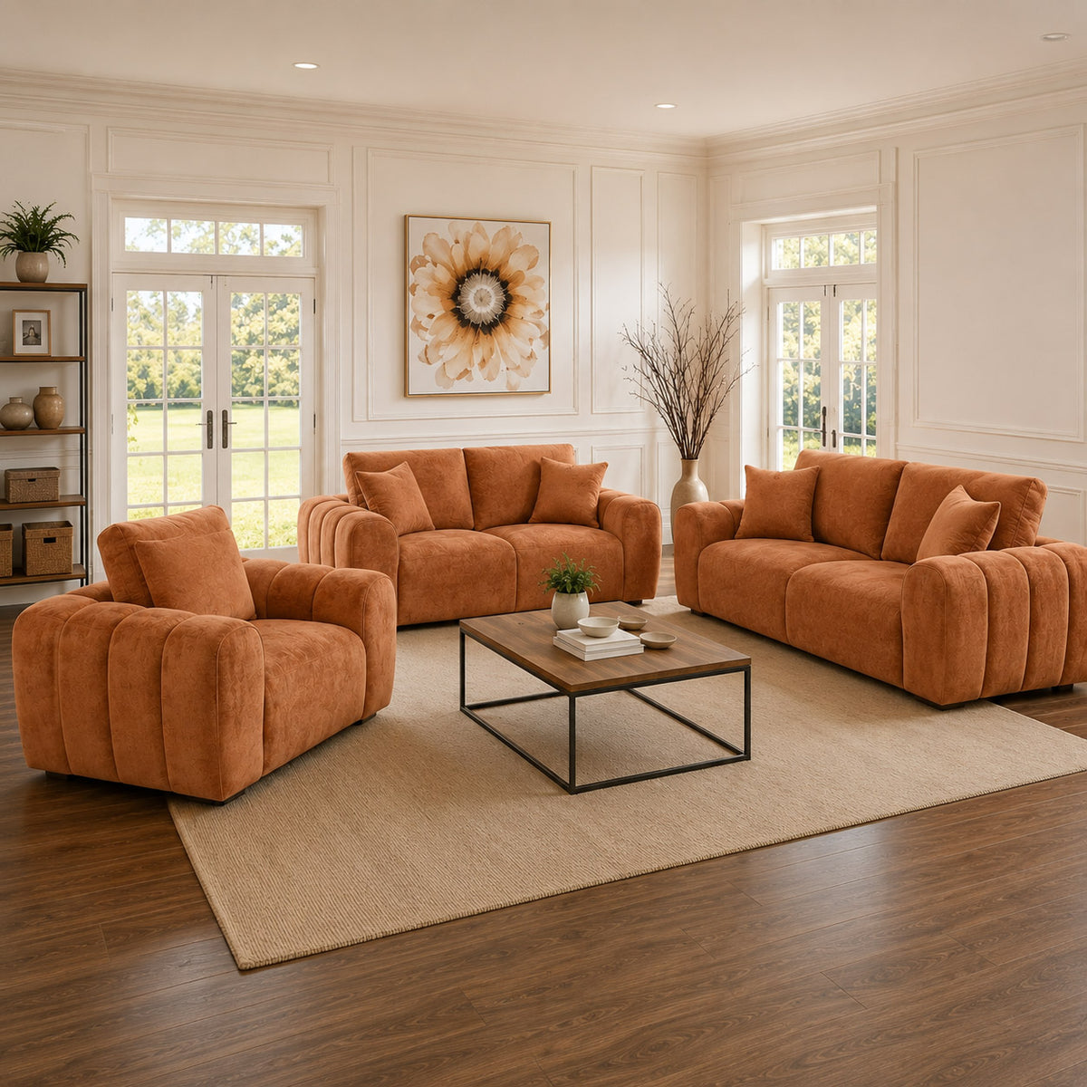 Sofa & Loveseat 2pcs Sets 504951-S2-CST