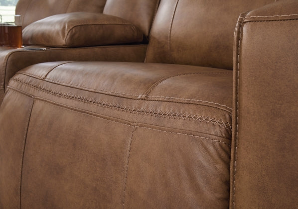 POWER RECLINING SOFA AND LOVESEAT U1520615/18-ASH