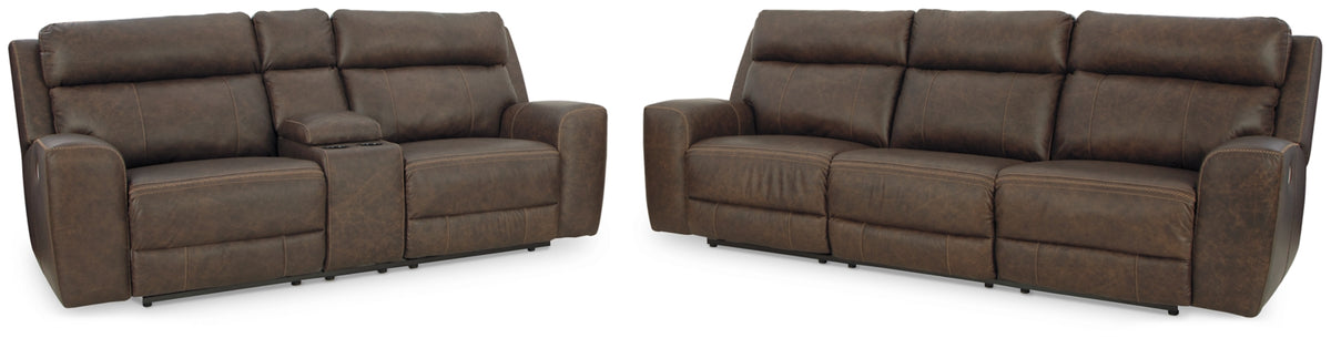 POWER RECLINING SOFA AND LOVESEAT U2540115/18-ASH