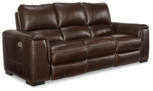 POWER RECLINING SOFA AND LOVESEAT U2550215/18-ASH