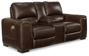 POWER RECLINING SOFA AND LOVESEAT U2550215/18-ASH