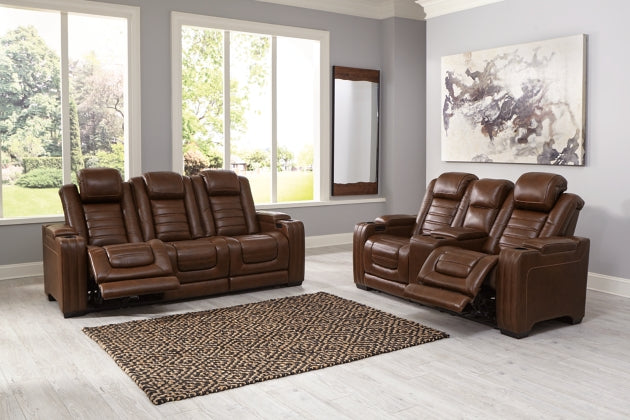 POWER RECLINING SOFA AND LOVESEAT U2800415/18-ASH