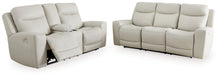 Load image into Gallery viewer, POWER RECLINING SOFA AND LOVESEAT U5950515/18-ASH