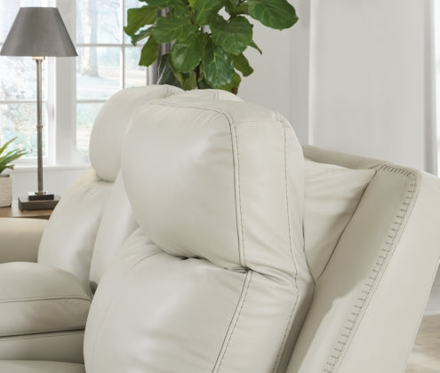 POWER RECLINING SOFA AND LOVESEAT U5950515/18-ASH