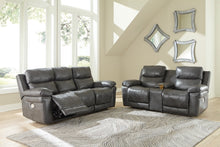 Load image into Gallery viewer, POWER RECLINING SOFA AND LOVESEAT U6480615/18-ASH