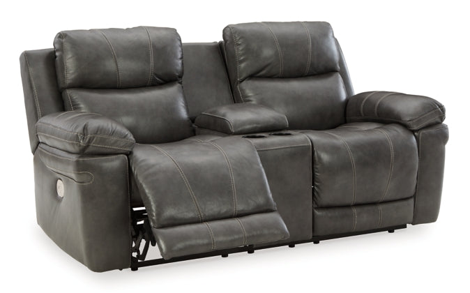 POWER RECLINING SOFA AND LOVESEAT U6480615/18-ASH