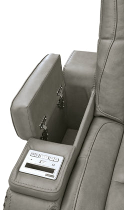 POWER RECLINING SOFA AND LOVESEAT U8530515/18-ASH
