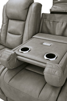 POWER RECLINING SOFA AND LOVESEAT U8530515/18-ASH