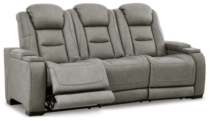 POWER RECLINING SOFA AND LOVESEAT U8530515/18-ASH